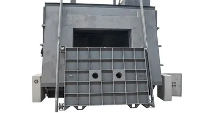 Gamykloje pritaikyta reverberacinė krosnis